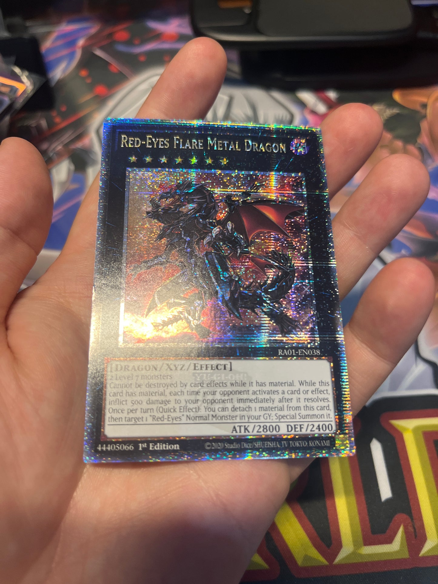 Red-Eyes Flare Metal Dragon RA01-EN038 Quarter Century
