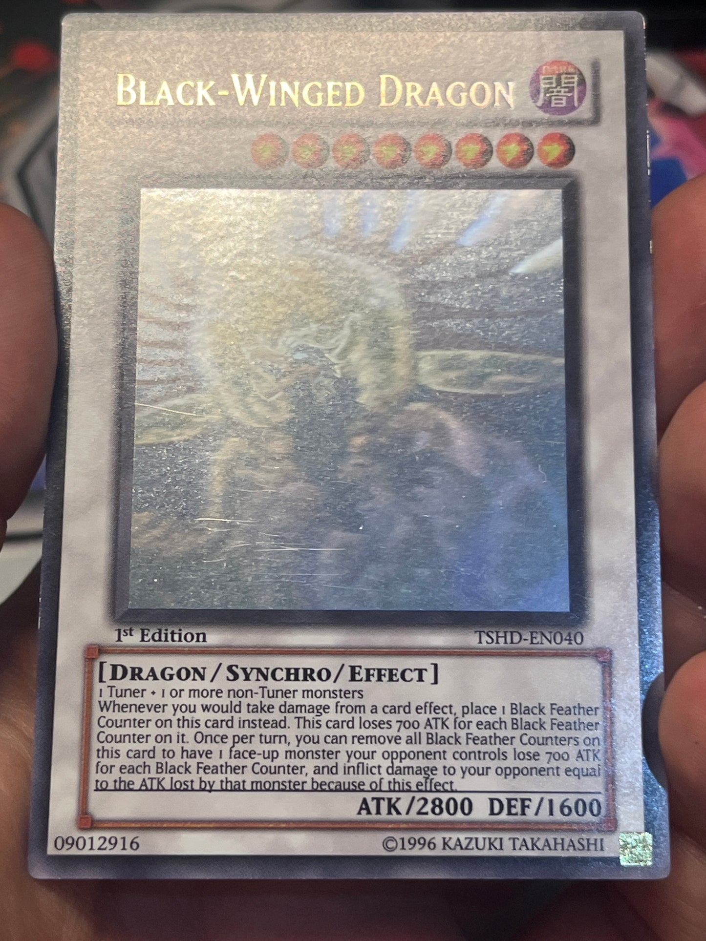 Black-Winged Dragon TSHD-EN040 Ghost Rare 1st Edition