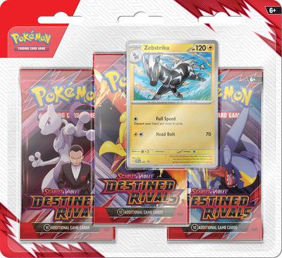 Pokemon: Destined Rivals Checklane Triple Blister Pack