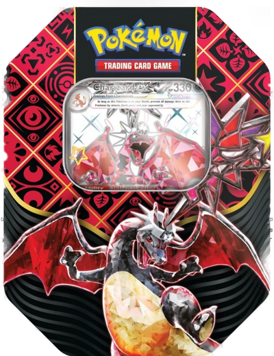 Pokemon Scarlet & Violet Paldean Fates Tin Charizard