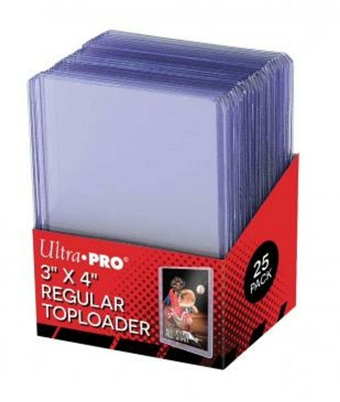 Ultra Pro 3" x 4" Regular Toploader (25.ct)