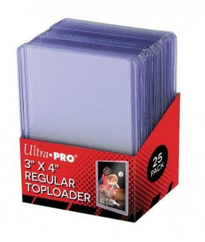 Ultra Pro 3" x 4" Regular Toploader (25.ct)