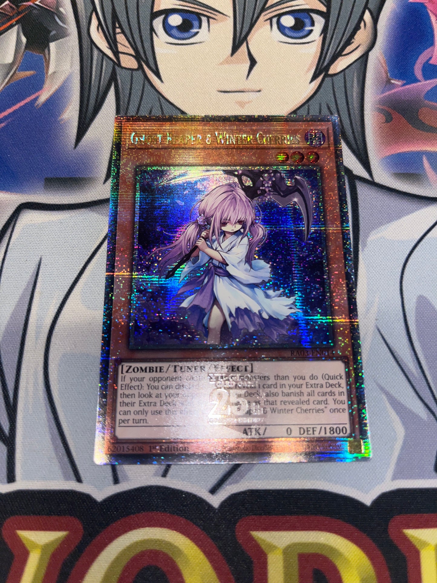 Ghost Reaper & Winter Cherries RA04-EN014 Quarter Century-Second Art