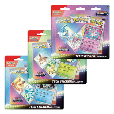 Pokémon TCG: Scarlet & Violet 8.5 - Prismatic Evolutions - Tech Sticker Collection