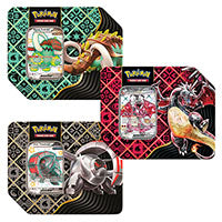 Pokemon - Scarlet & Violet 4.5 Paldean Fates - 5-Booster Tin Great Tusk/Iron Treads/Charizard